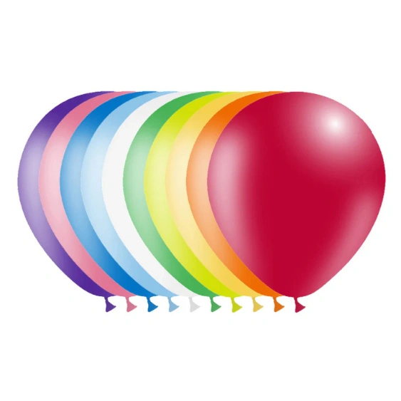 Set van ballonnen in verschillende kleuren voor feestelijke decoratie.