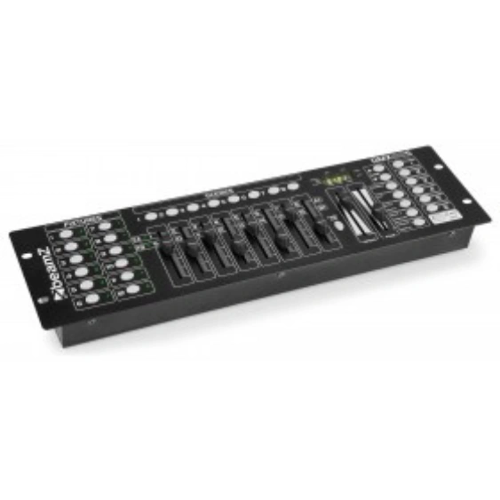 DMX controller - 192 kanalen met faders en knoppen