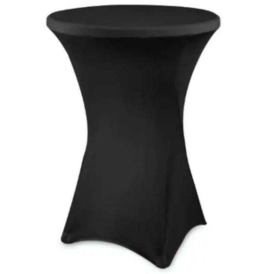 Tafelrok Zwart voor een chique en professionele uitstraling van je tafels bij elk evenement.