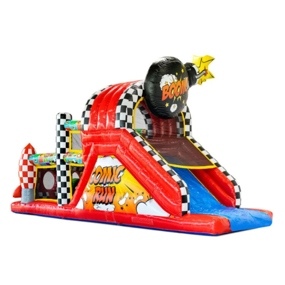 Cartoon Stormbaan 9 meter