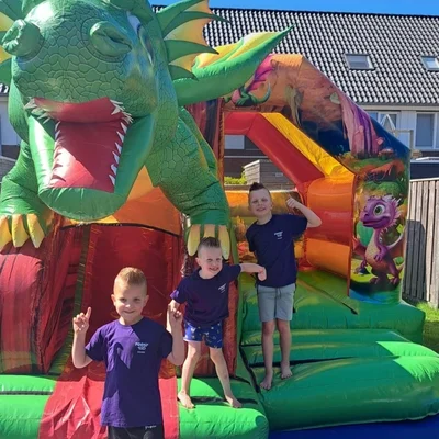 Drakenspringkussen 500 x 400
